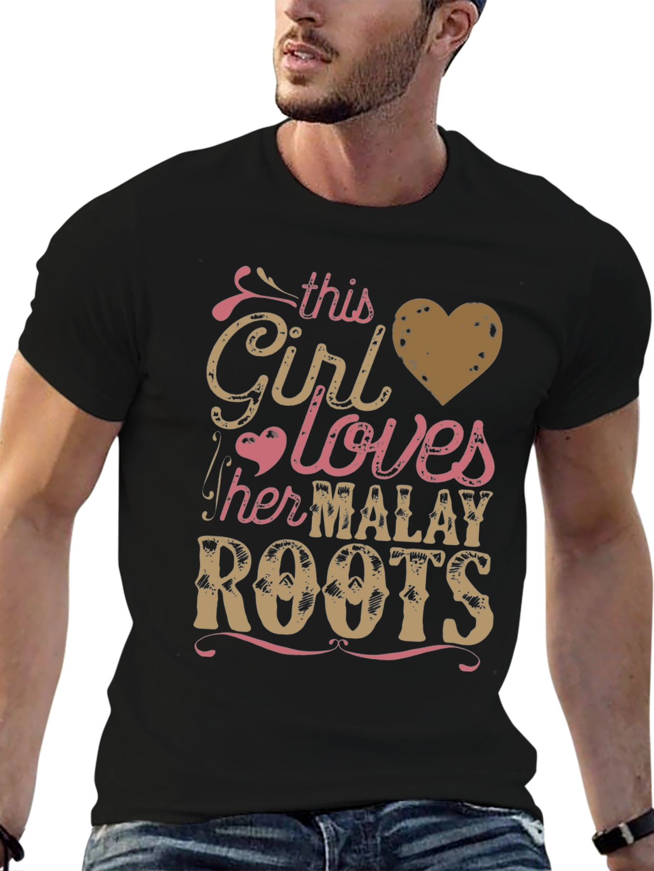 Malay Roots T-Shirt - This Girl Loves Malay