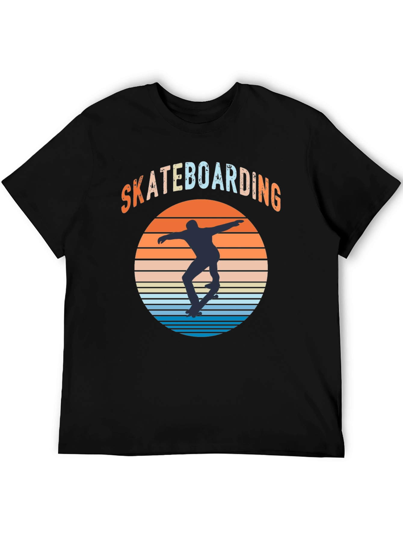 Skateboarding Sunset Graphic Tee - Ride in Style
