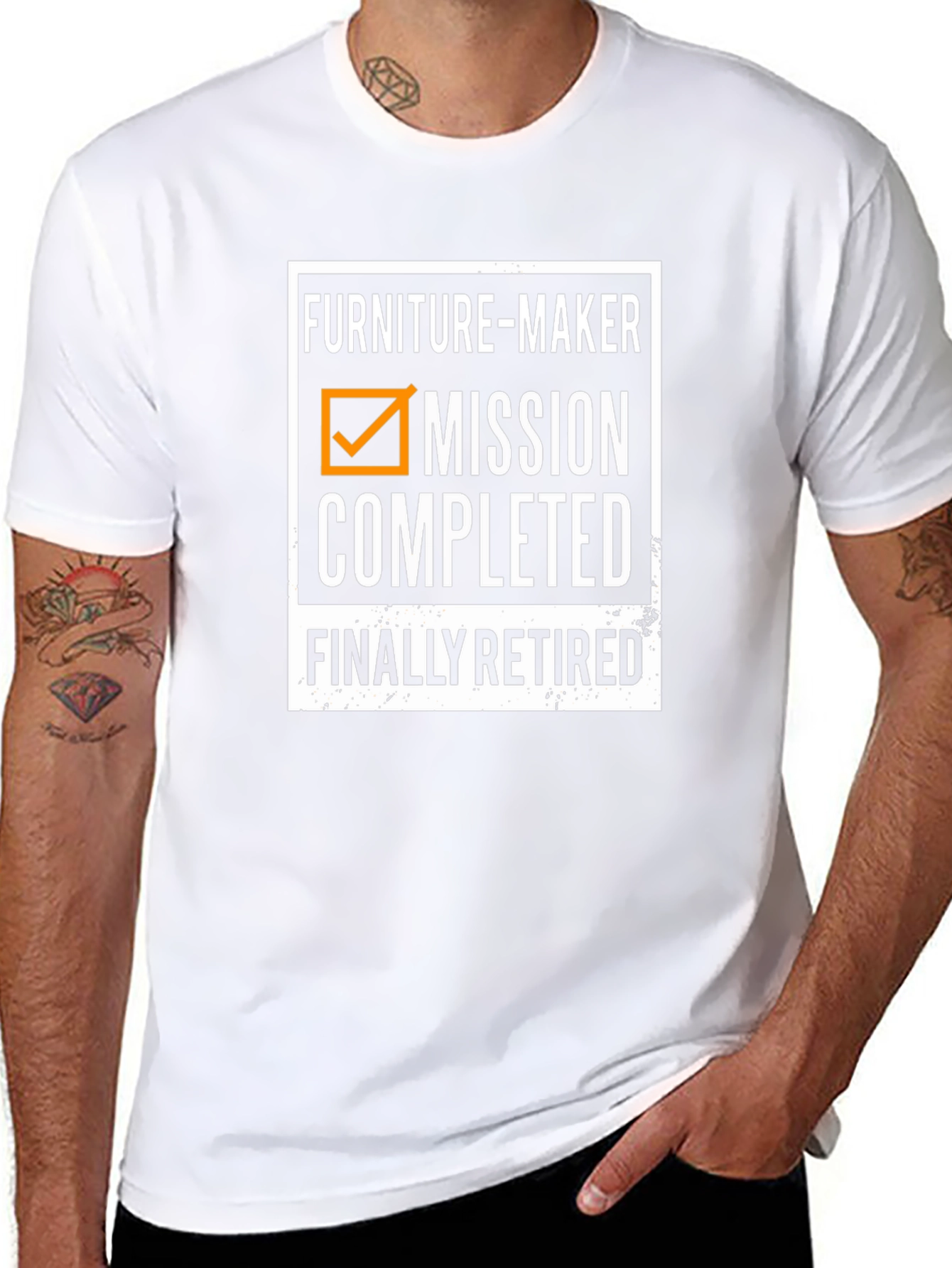 Furniture-Maker Mission Completed Finally Retired T-Shirt