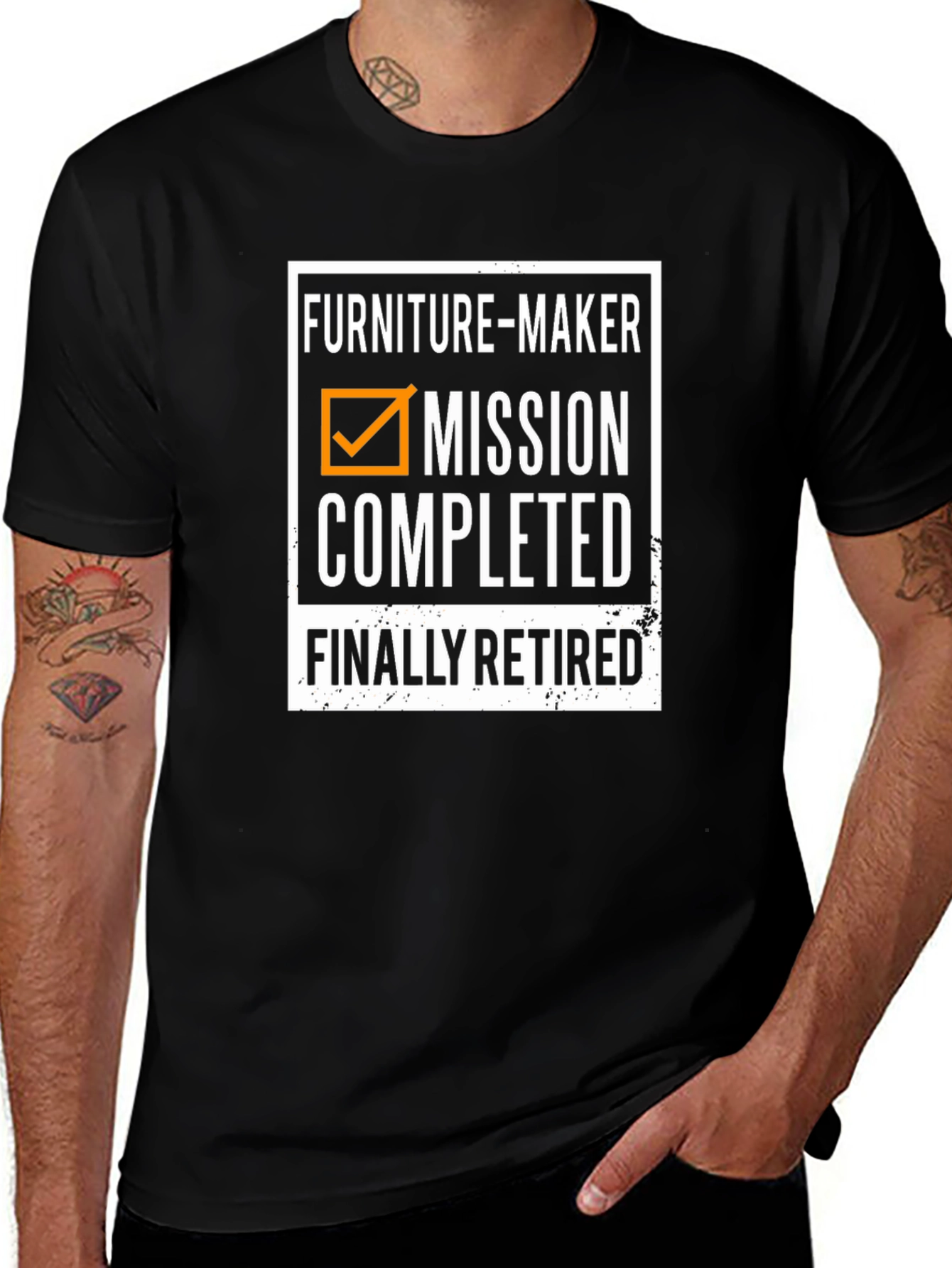 Furniture-Maker Mission Completed Finally Retired T-Shirt