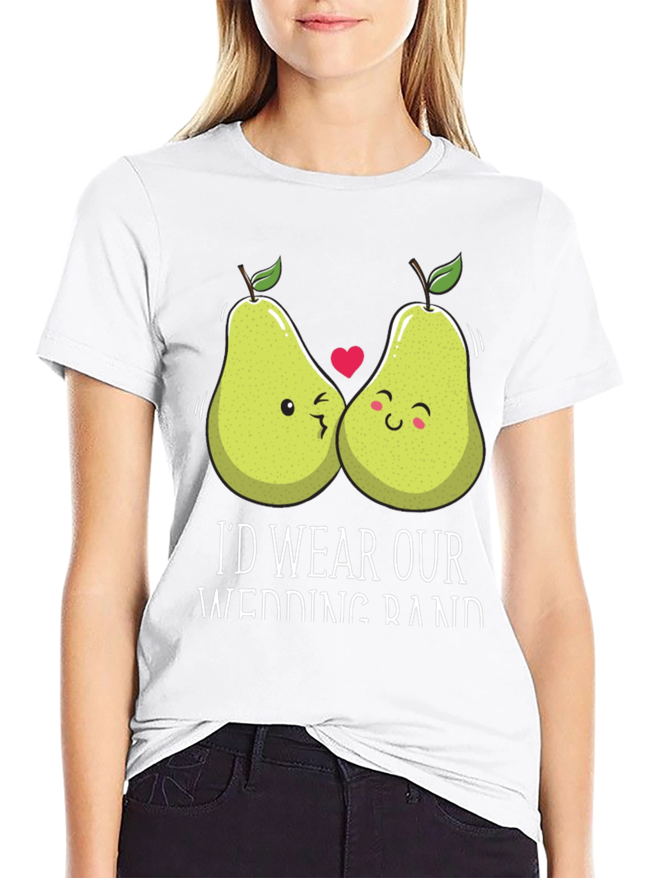 Cute Pear Wedding T-Shirt