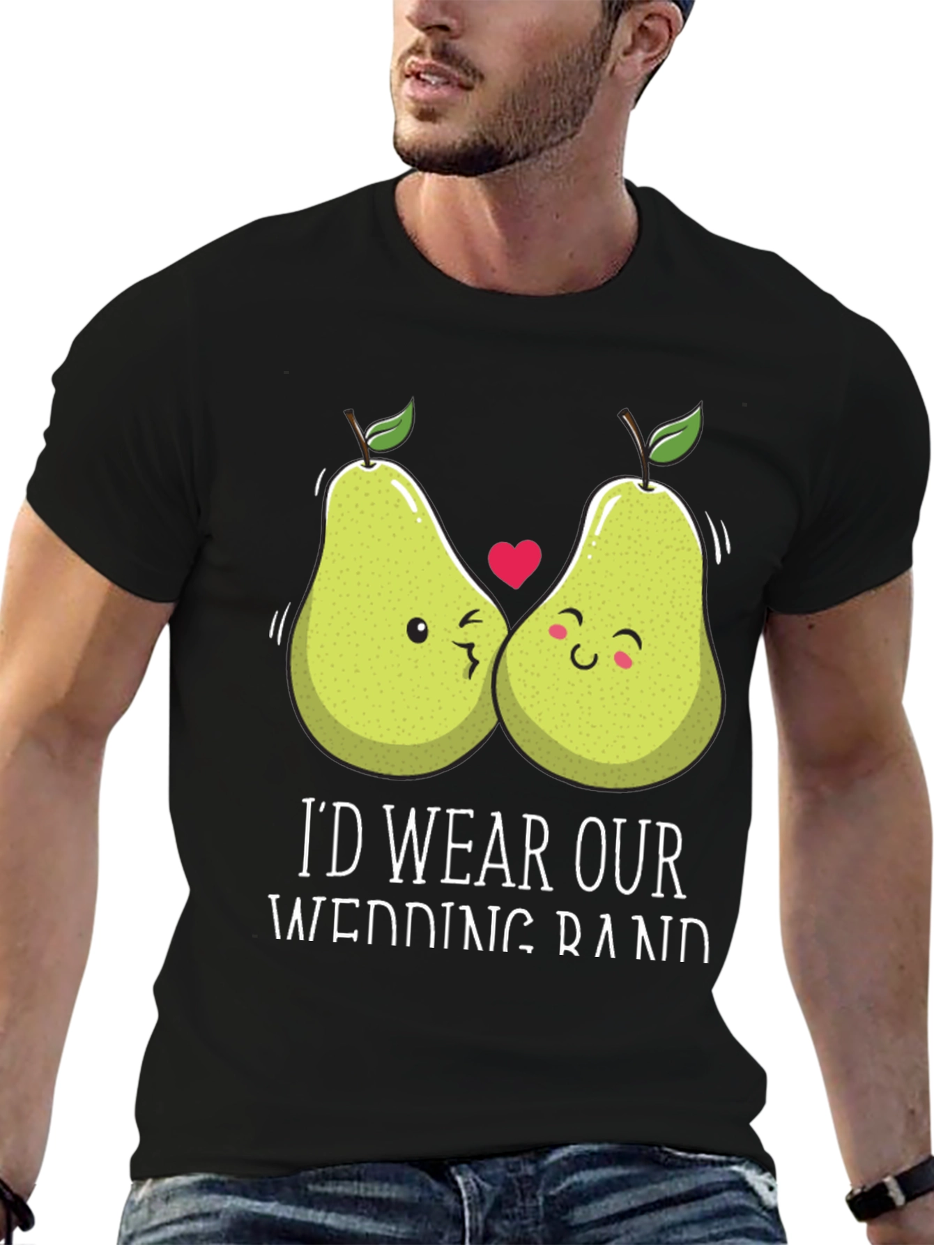 Cute Pear Wedding T-Shirt