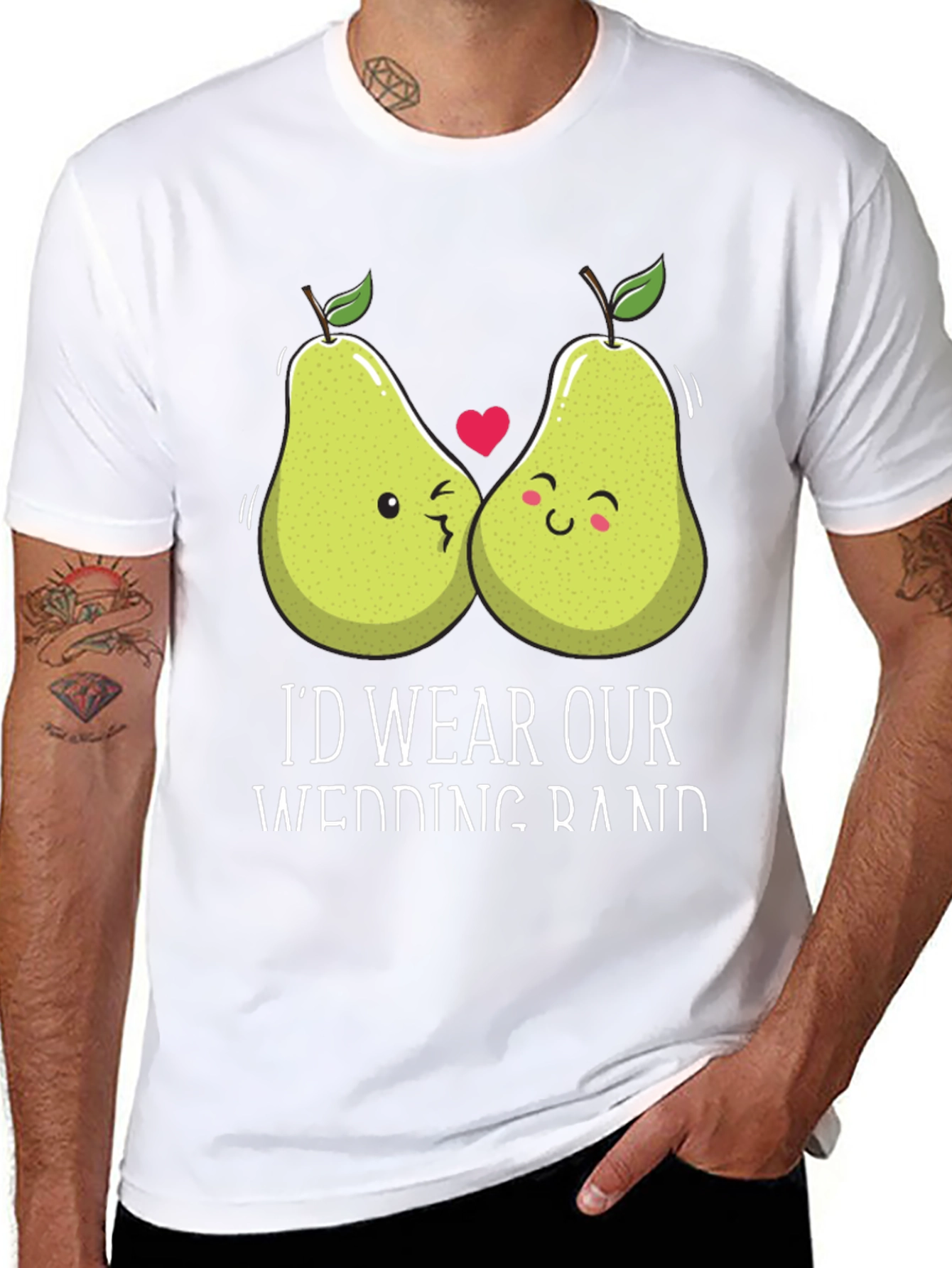 Cute Pear Wedding T-Shirt