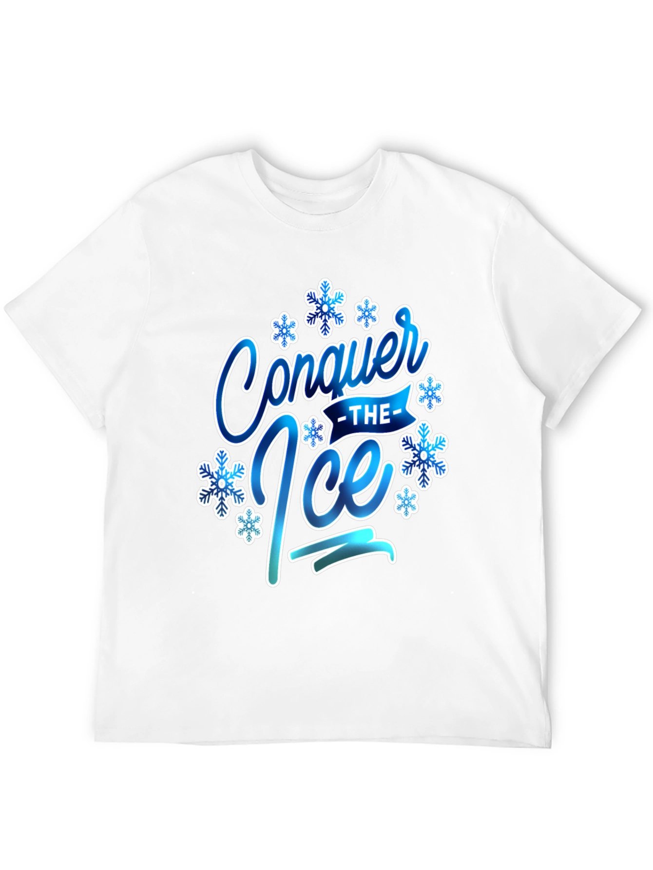 Conquer The Ice Graphic Tee Winter Season