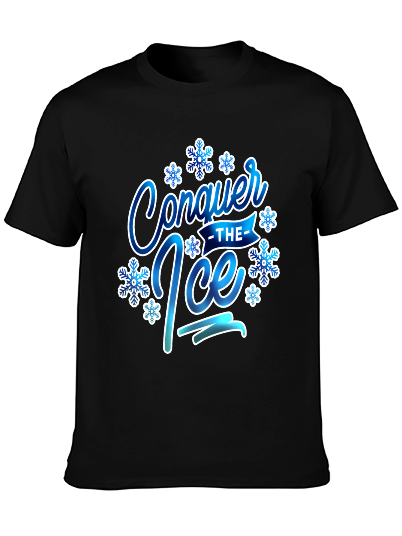 Conquer The Ice Graphic Tee Winter Season