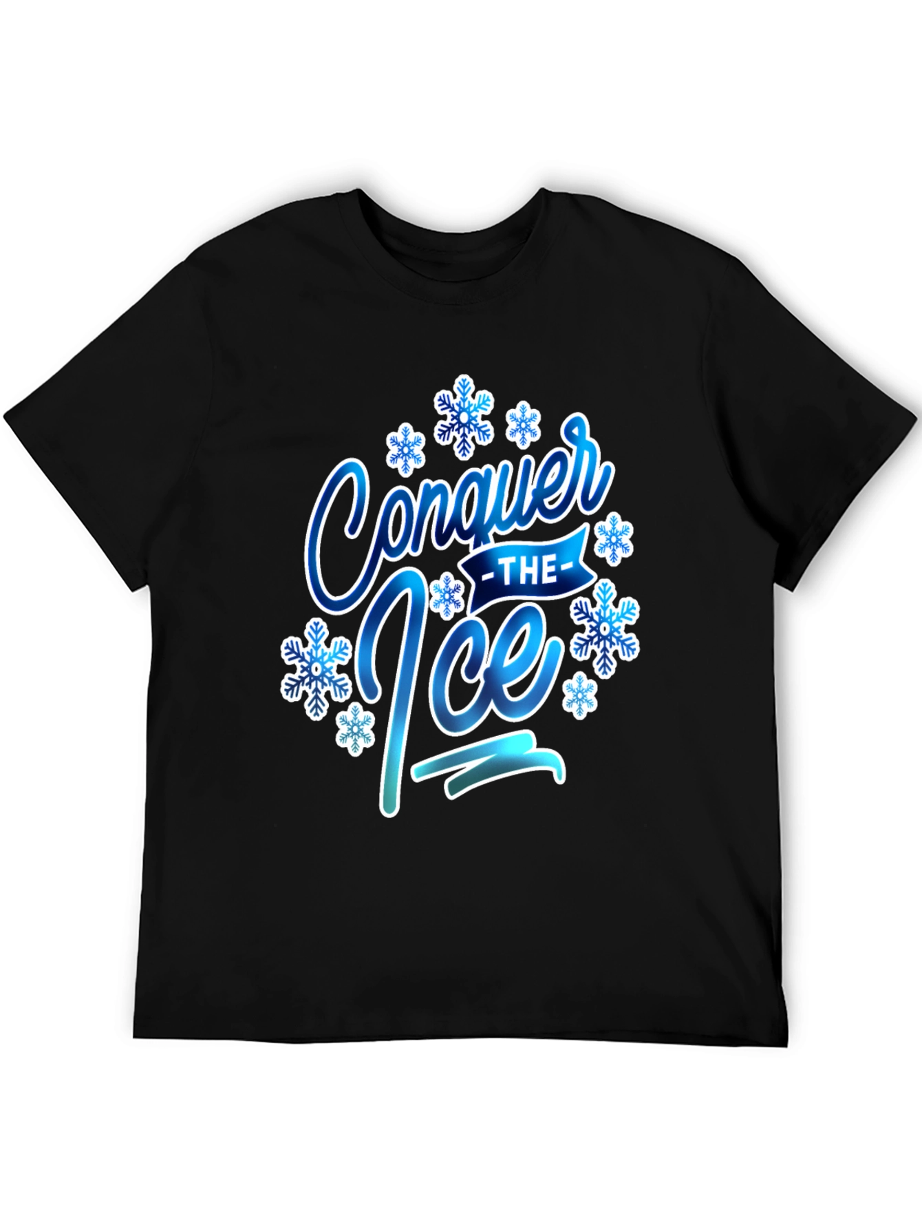 Conquer The Ice Graphic Tee Winter Season