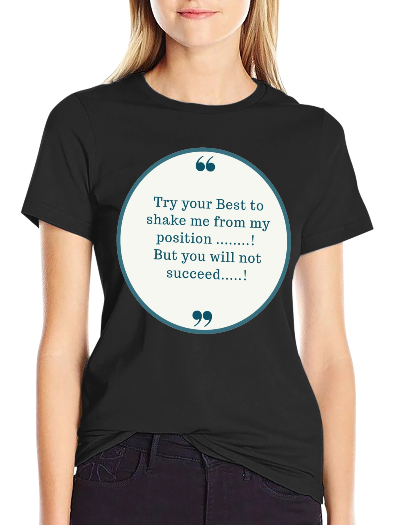 Motivational T-Shirt - Try Your Best