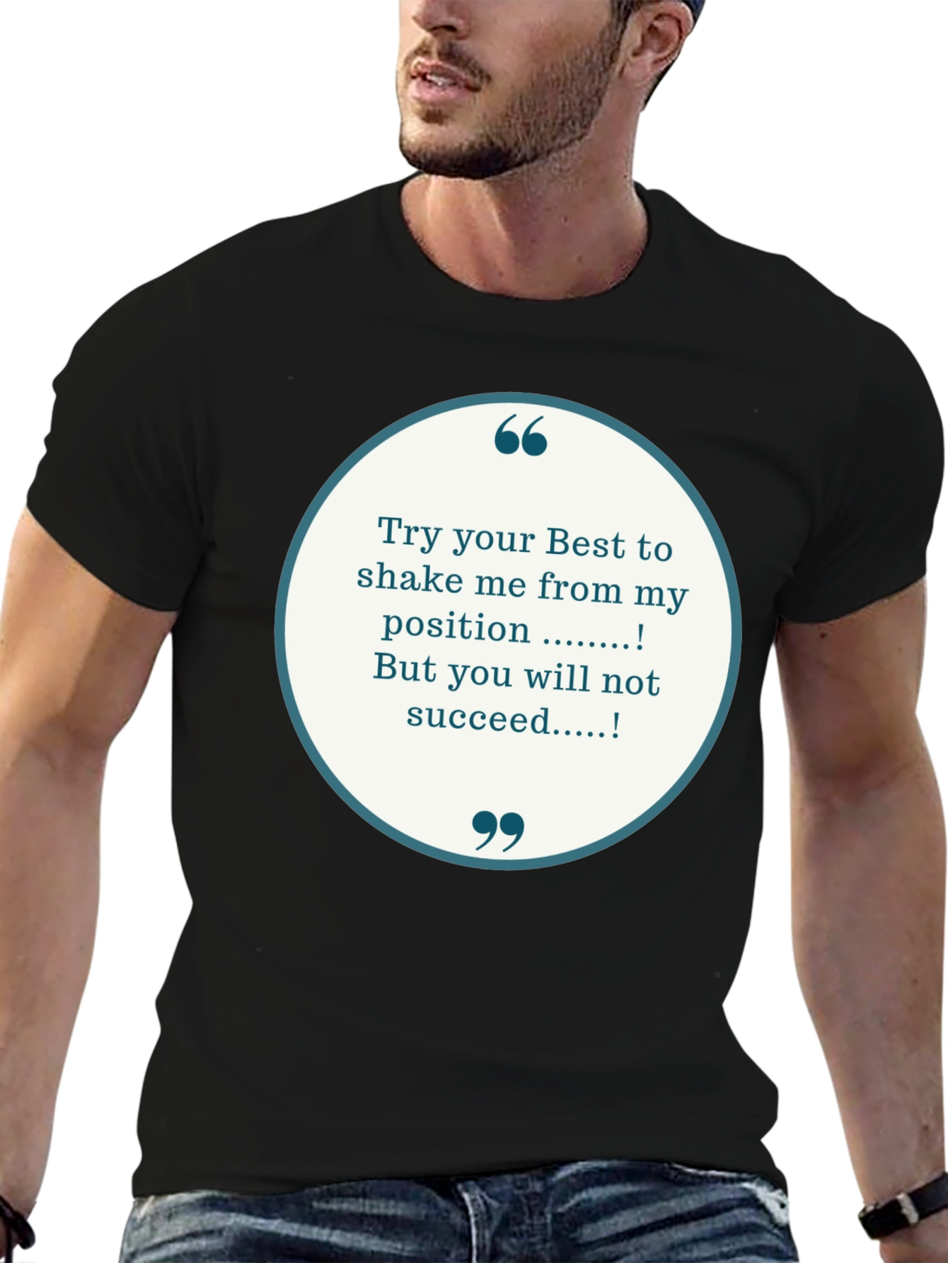 Motivational T-Shirt - Try Your Best