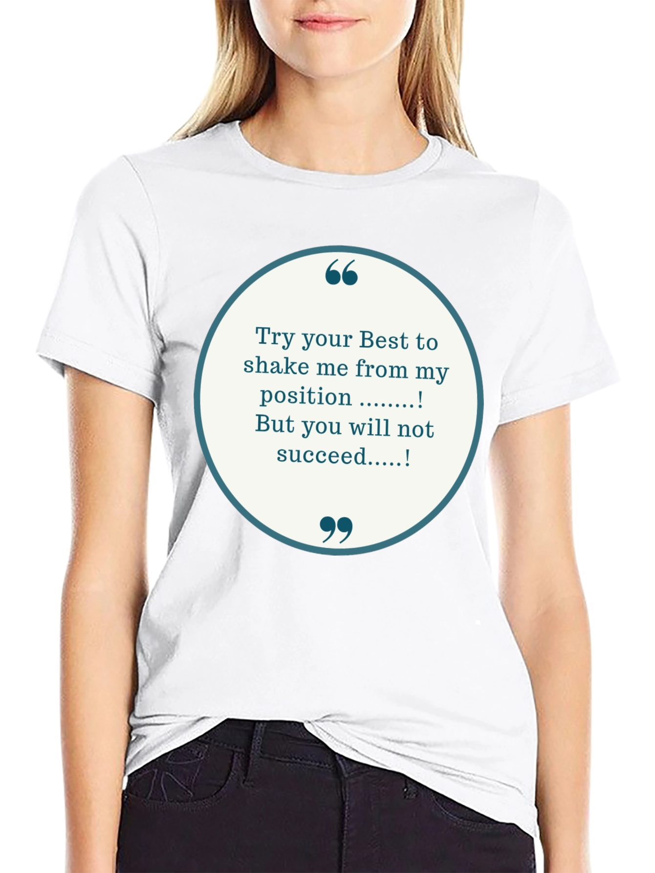 Motivational T-Shirt - Try Your Best