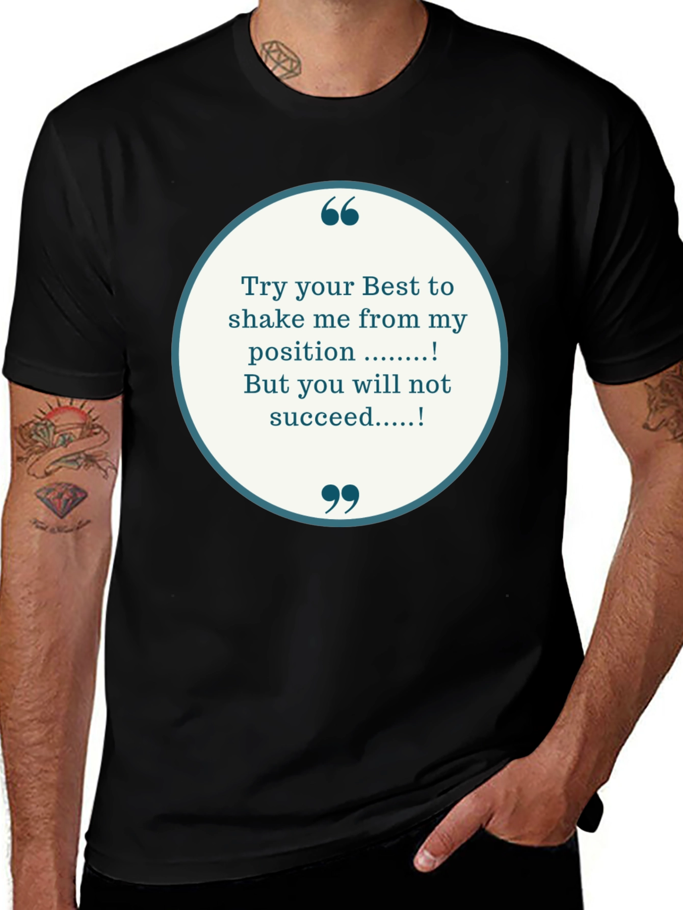 Motivational T-Shirt - Try Your Best