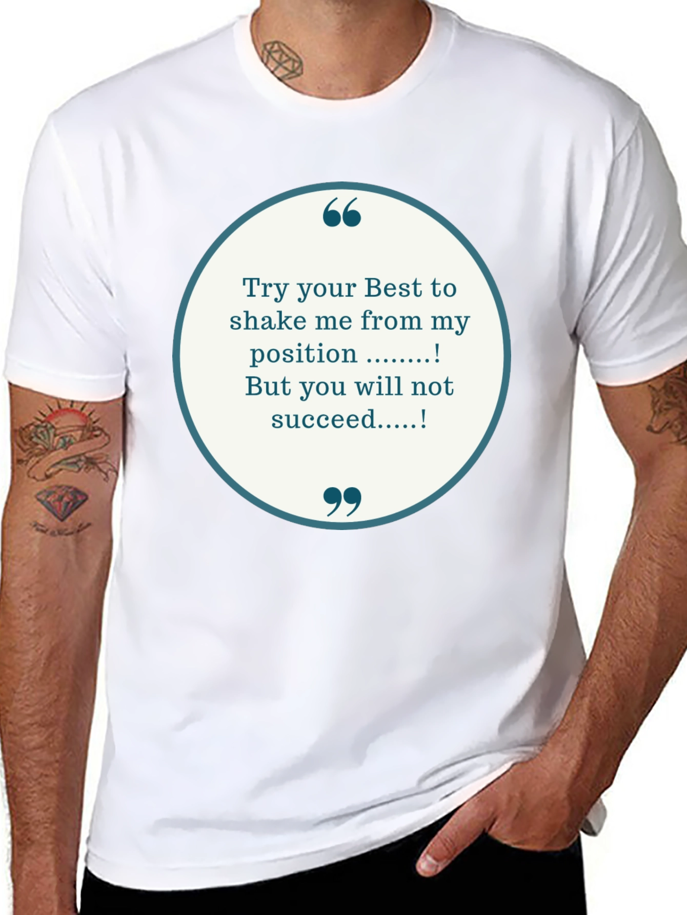 Motivational T-Shirt - Try Your Best