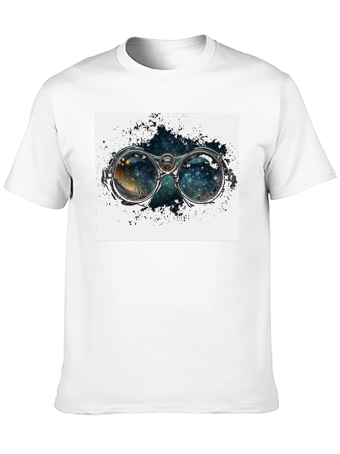 Nebula in Steampunk Goggles T-Shirt