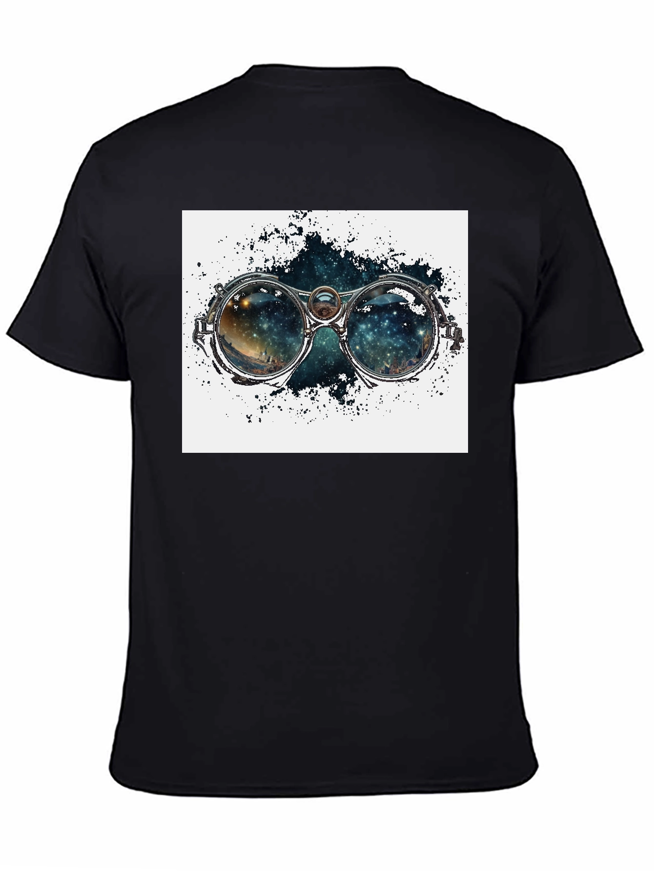 Nebula in Steampunk Goggles T-Shirt