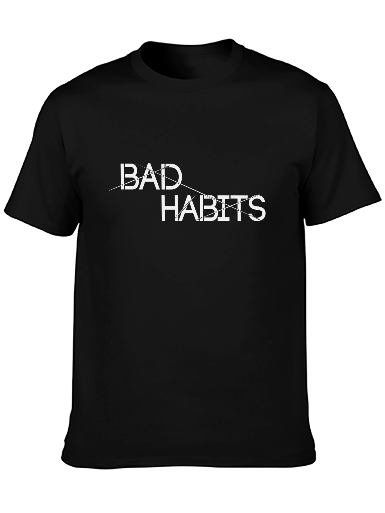 Bad Habits Graphic Print T-Shirt