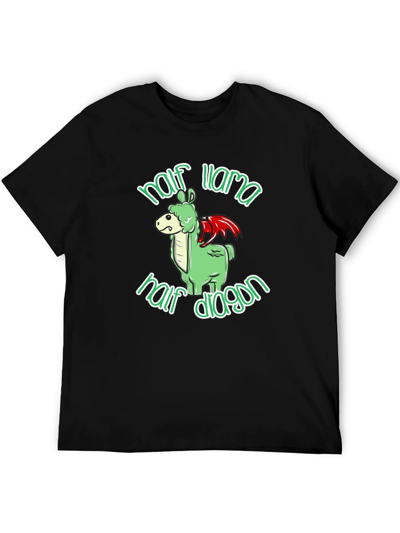 Half Llama Half Dragon Graphic T-Shirt