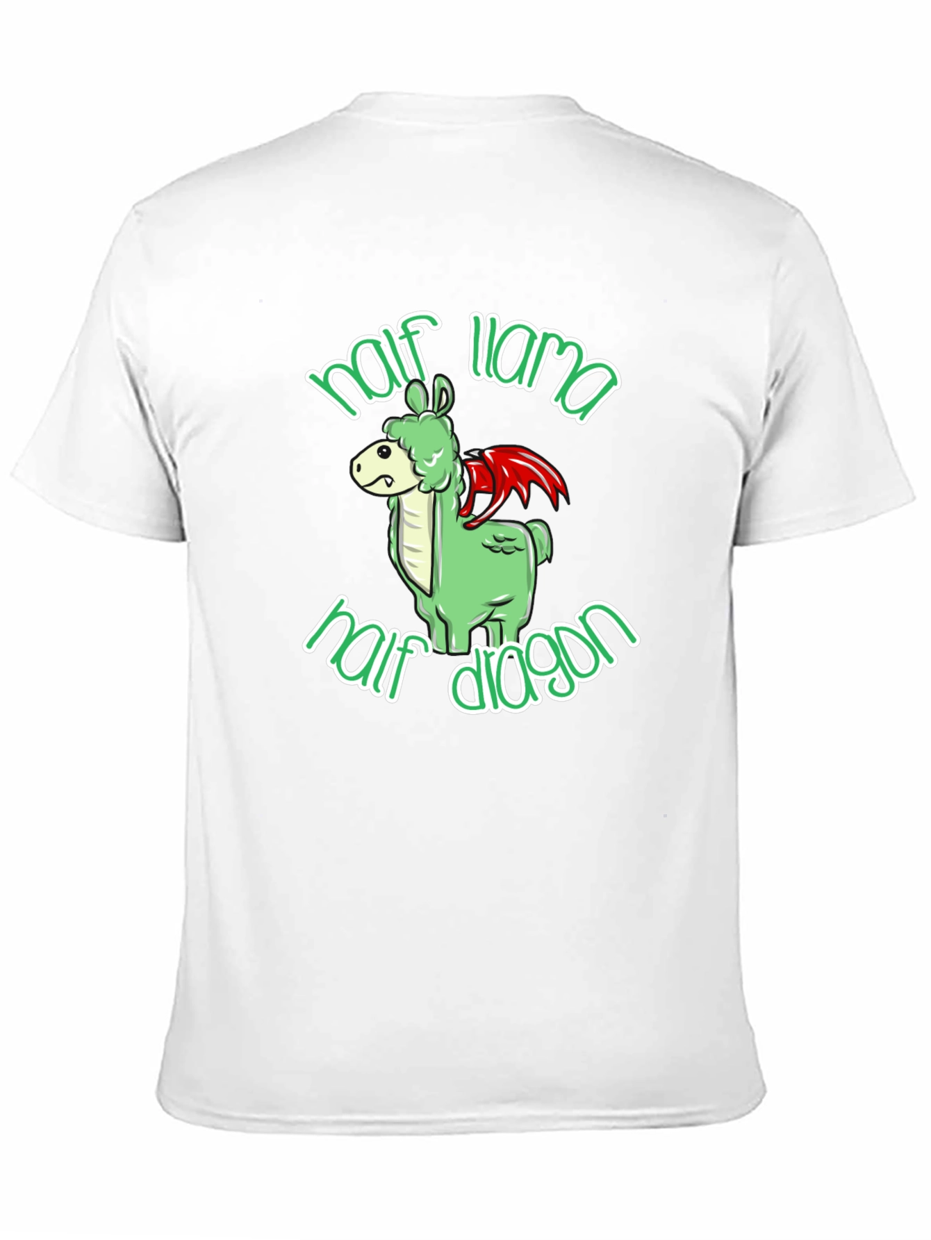 Half Llama Half Dragon Graphic T-Shirt