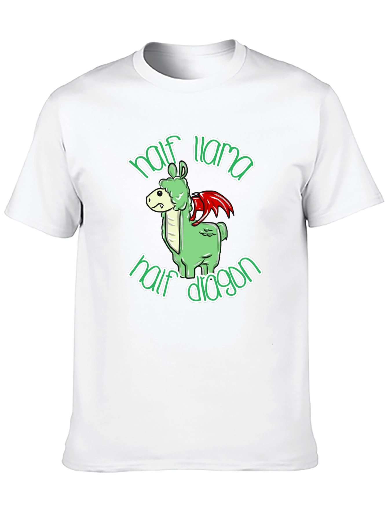 Half Llama Half Dragon Graphic T-Shirt
