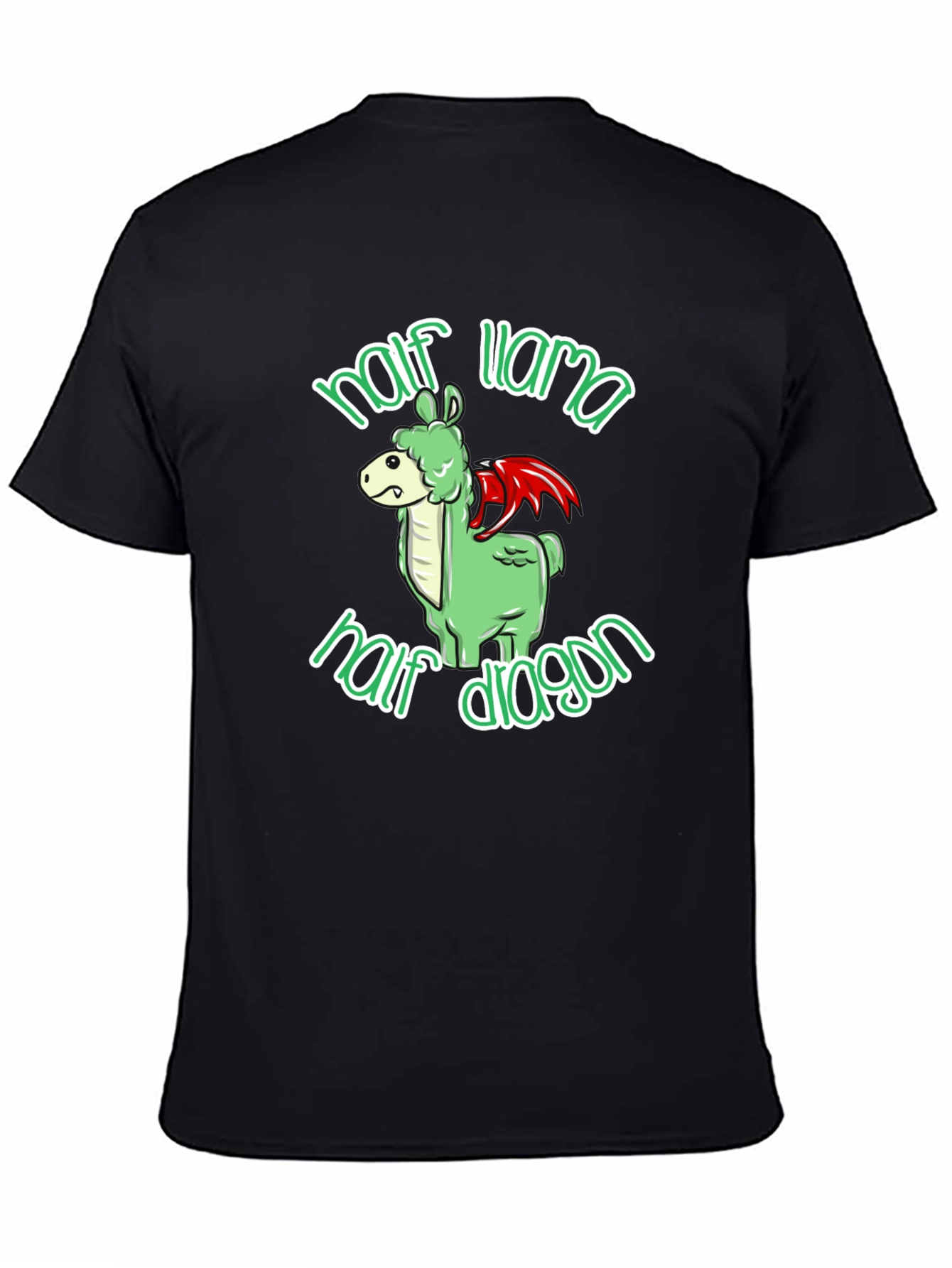 Half Llama Half Dragon Graphic T-Shirt