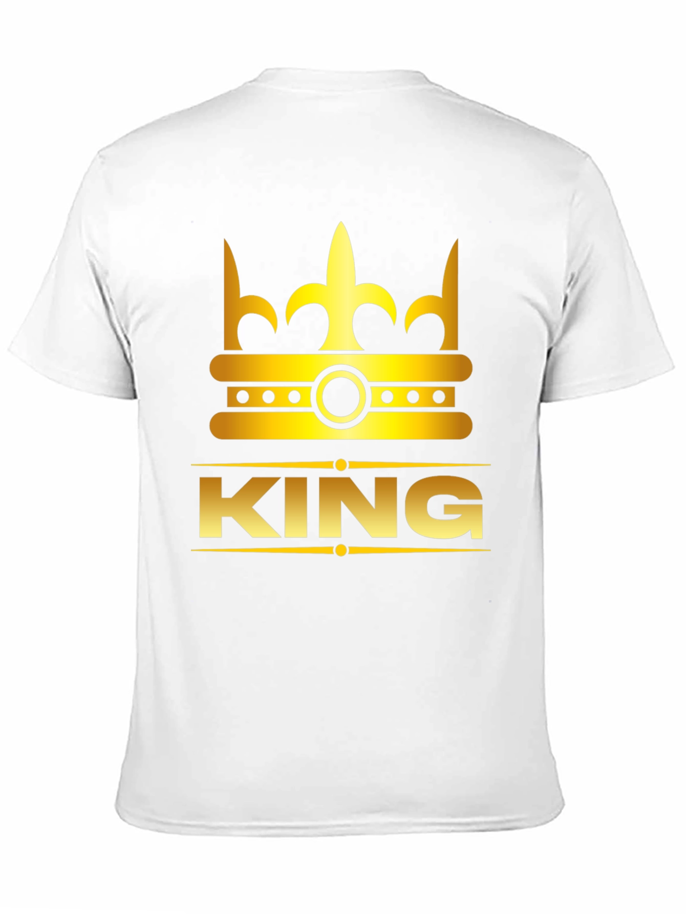 King Crown Graphic Print T-Shirt - Black