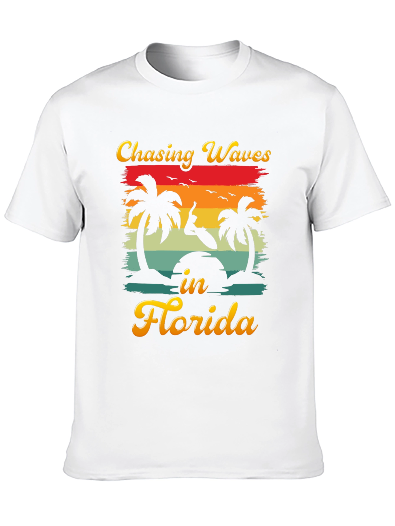 Chasing Waves in Florida Graphic T-Shirt