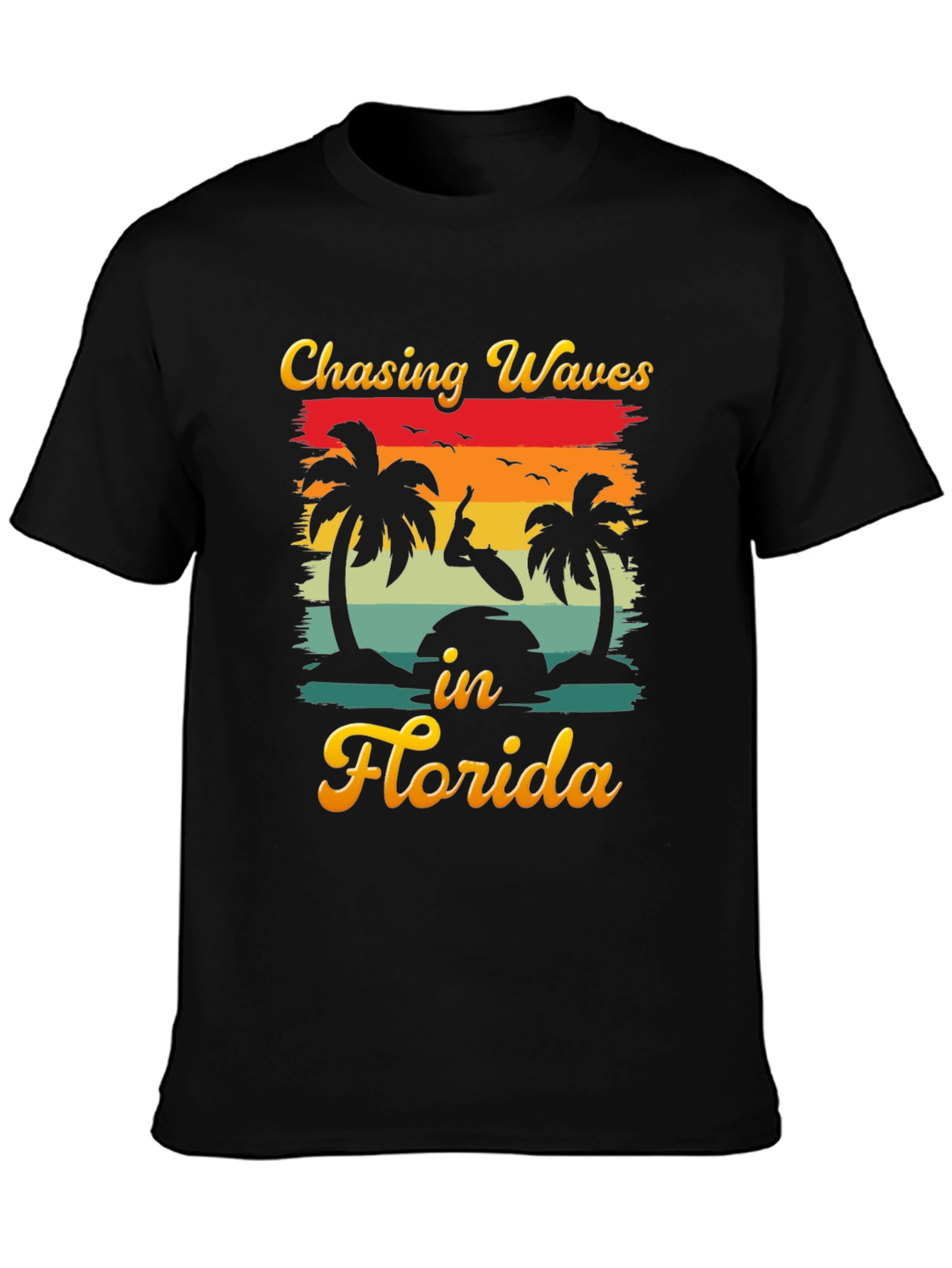 Chasing Waves in Florida Graphic T-Shirt