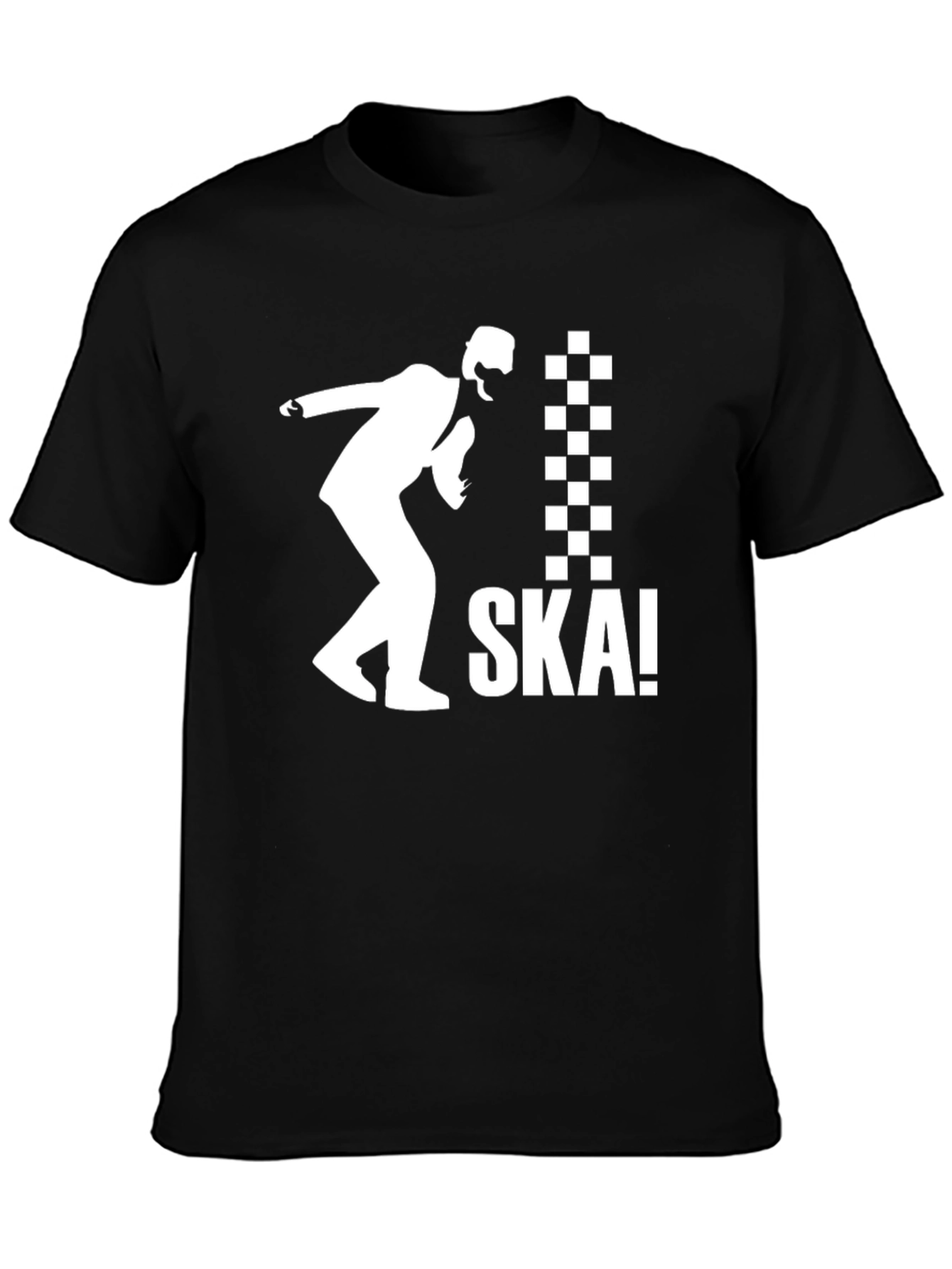 Ska Dancing Black T-Shirt - Retro Music Graphic Tee