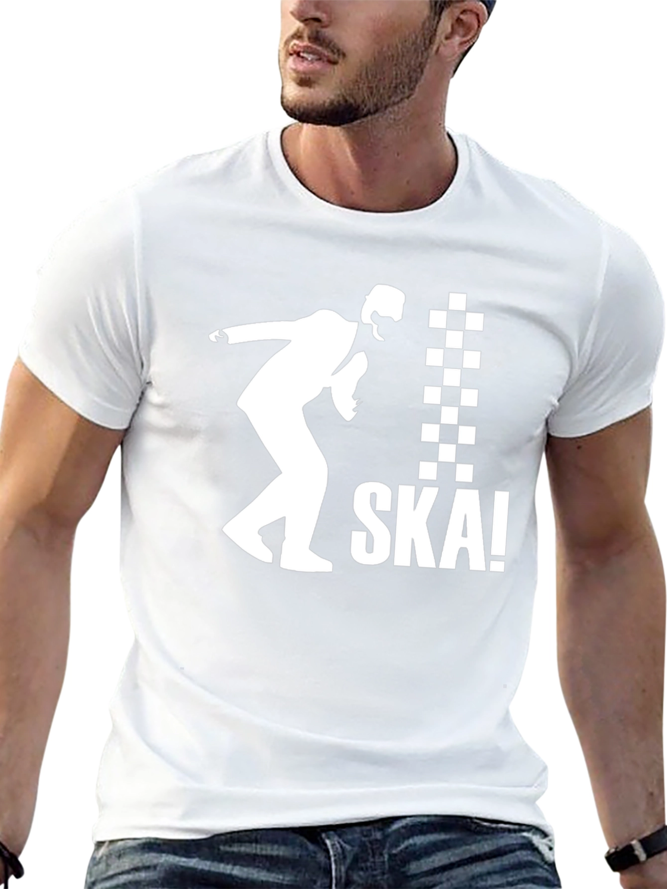 Ska Dancing Black T-Shirt - Retro Music Graphic Tee
