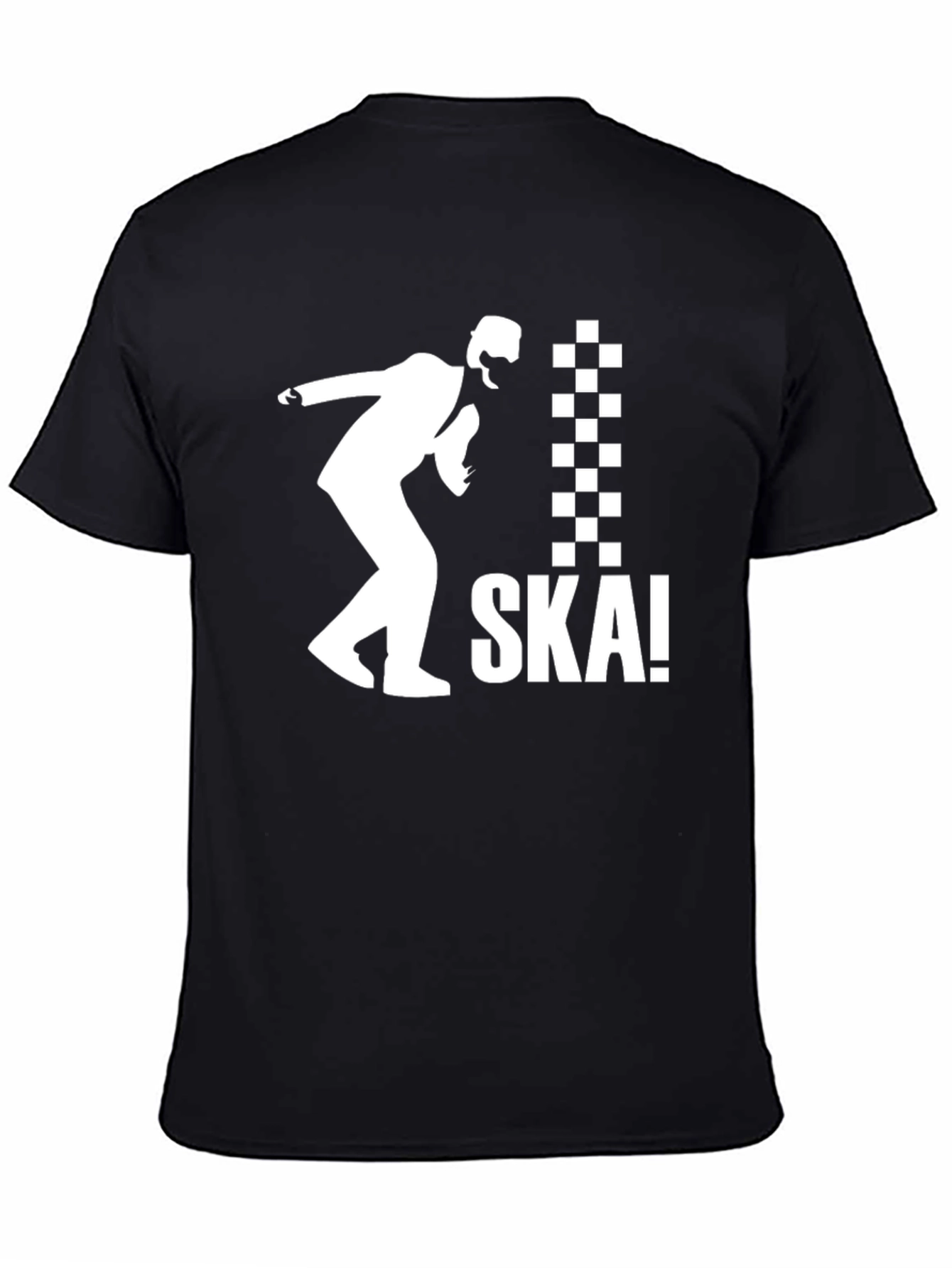 Ska Dancing Black T-Shirt - Retro Music Graphic Tee