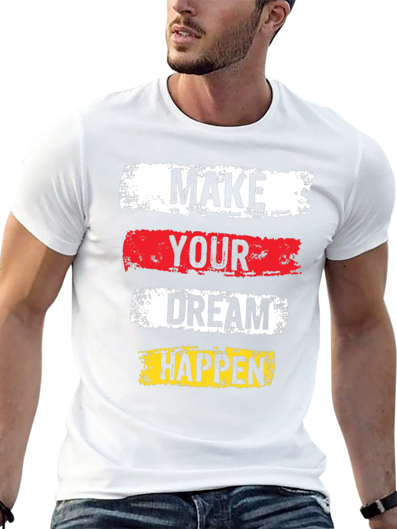 Motivational Graphic Tee - Make Your Dream Happen