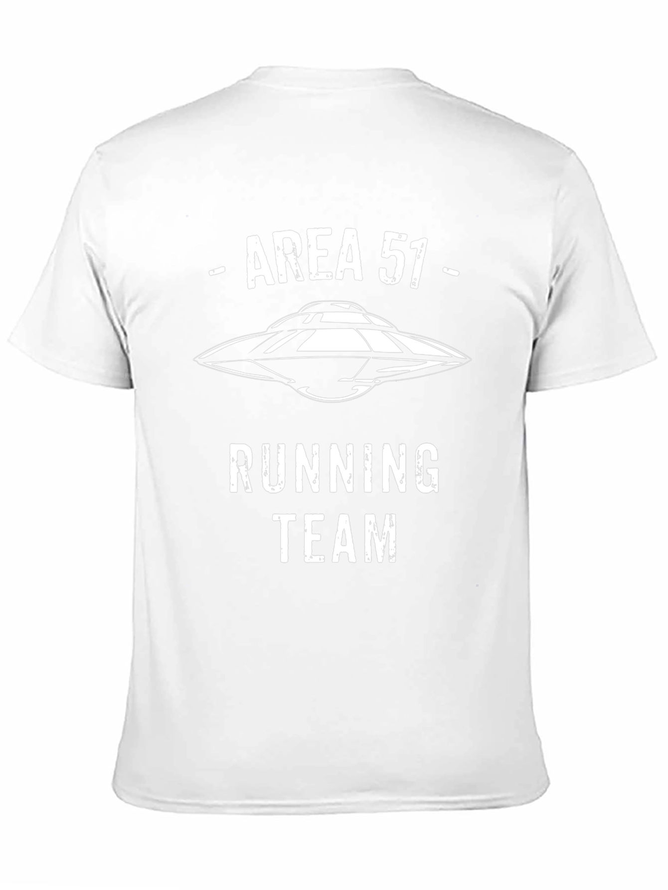 Area 51 Running Team T-Shirt UFO Alien Graphic Tee