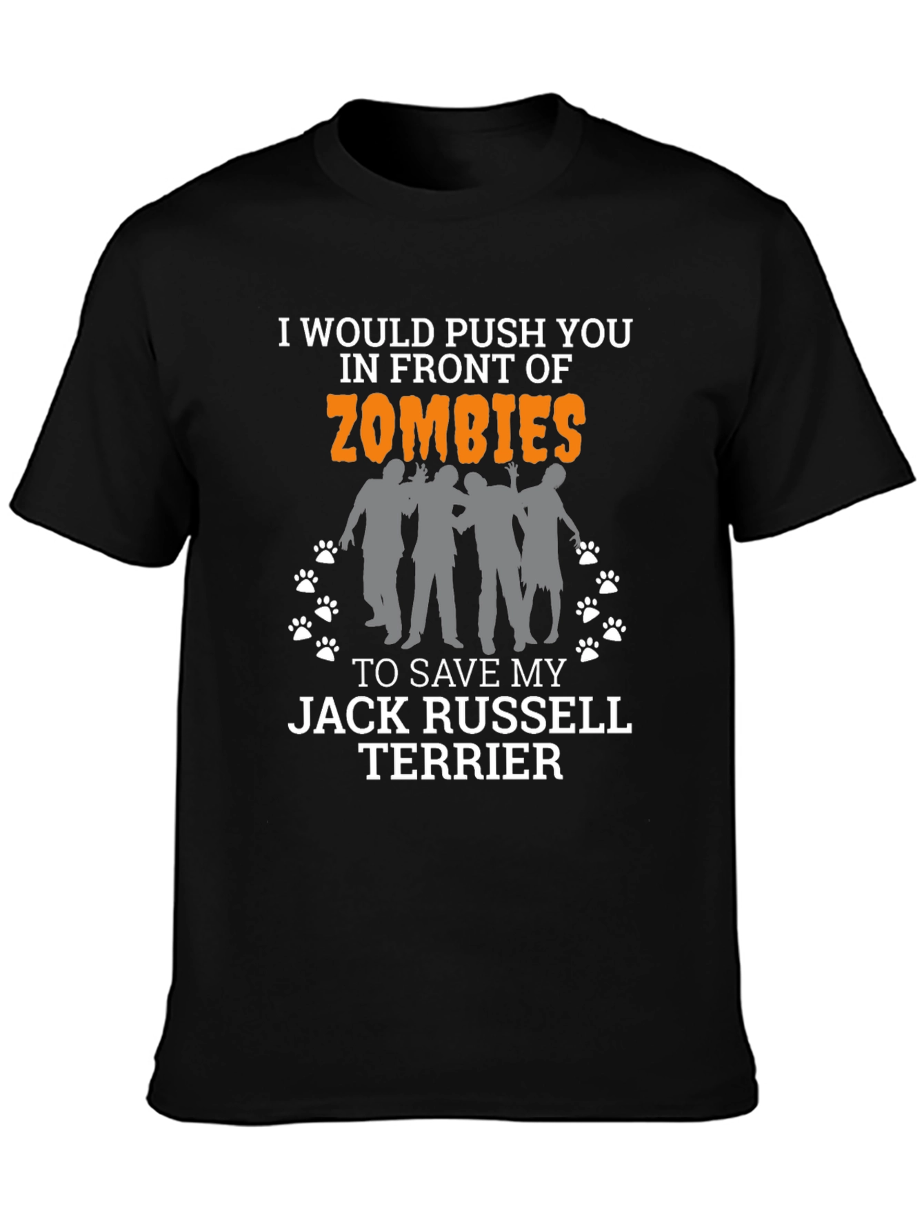 Funny Jack Russell Terrier Zombie T-Shirt