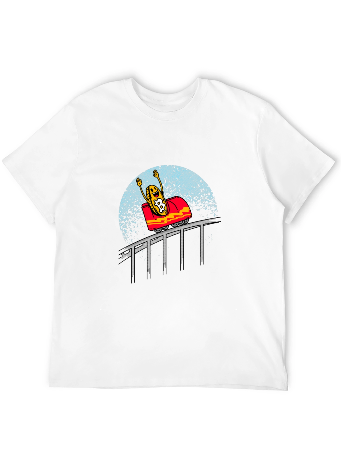 Bitcoin Rollercoaster T-Shirt Crypto Design