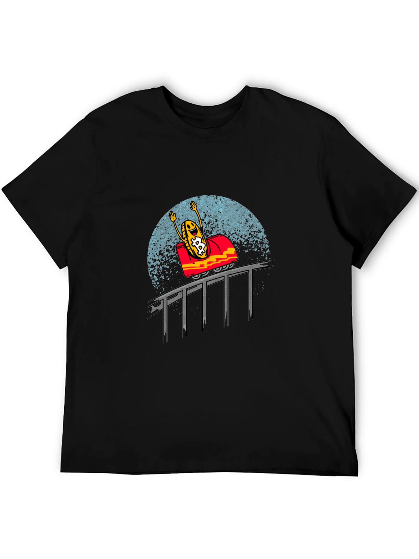 Bitcoin Rollercoaster T-Shirt Crypto Design
