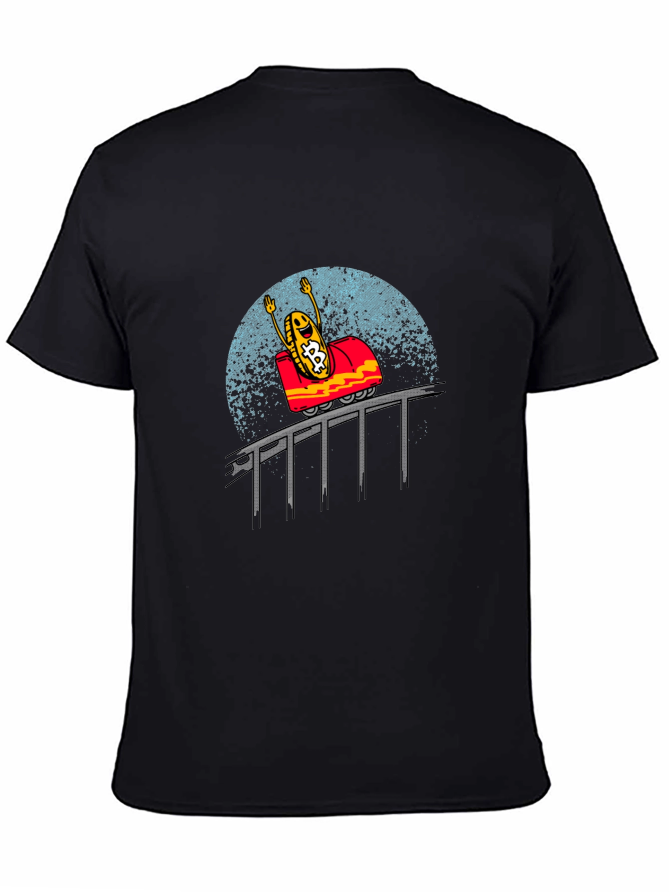 Bitcoin Rollercoaster T-Shirt Crypto Design