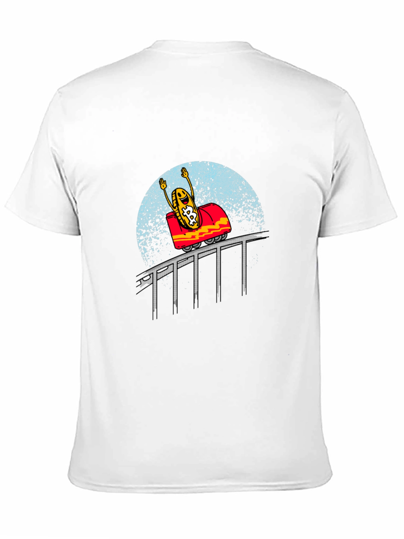 Bitcoin Rollercoaster T-Shirt Crypto Design