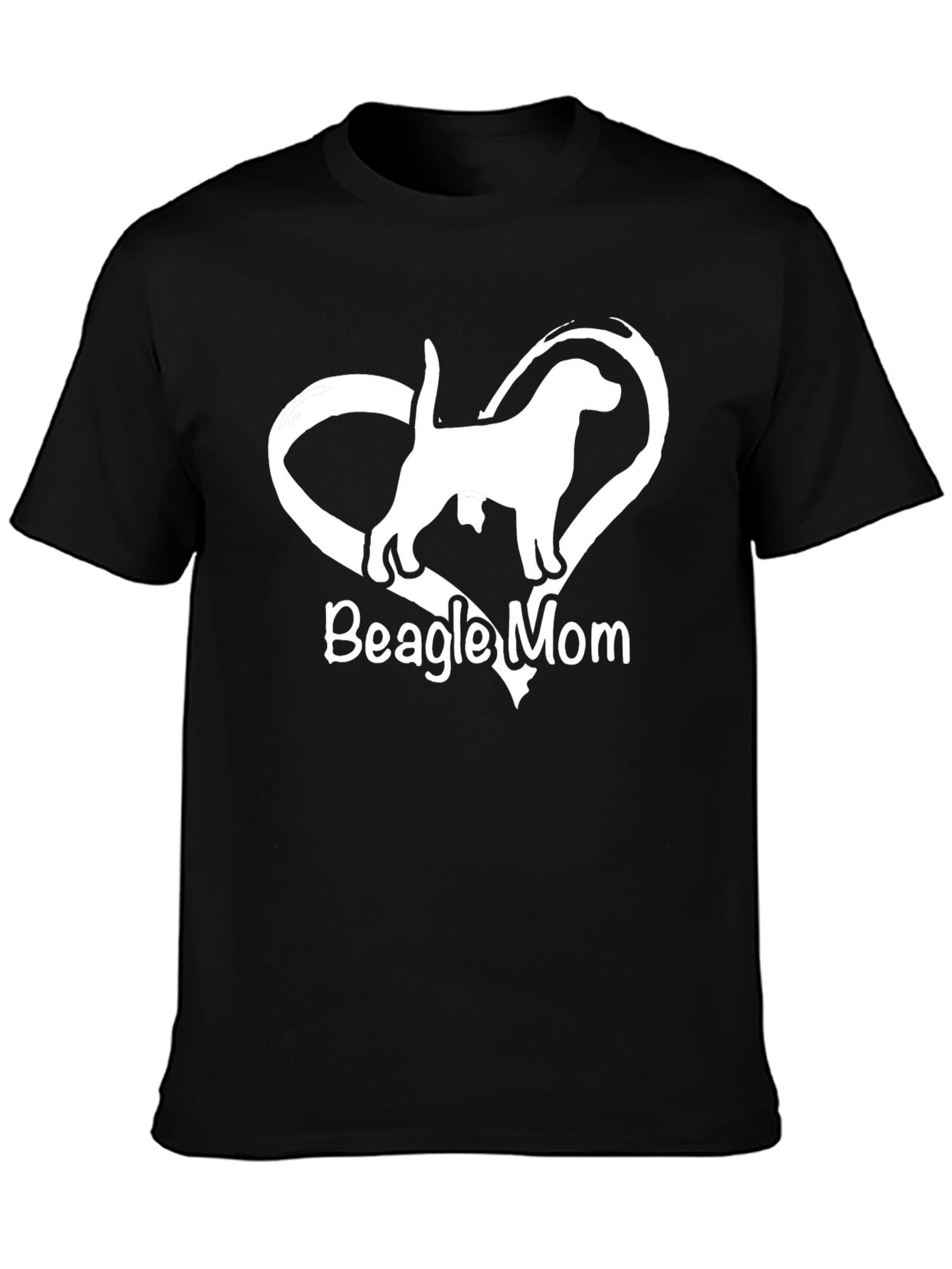 Beagle Mom Heart T-Shirt