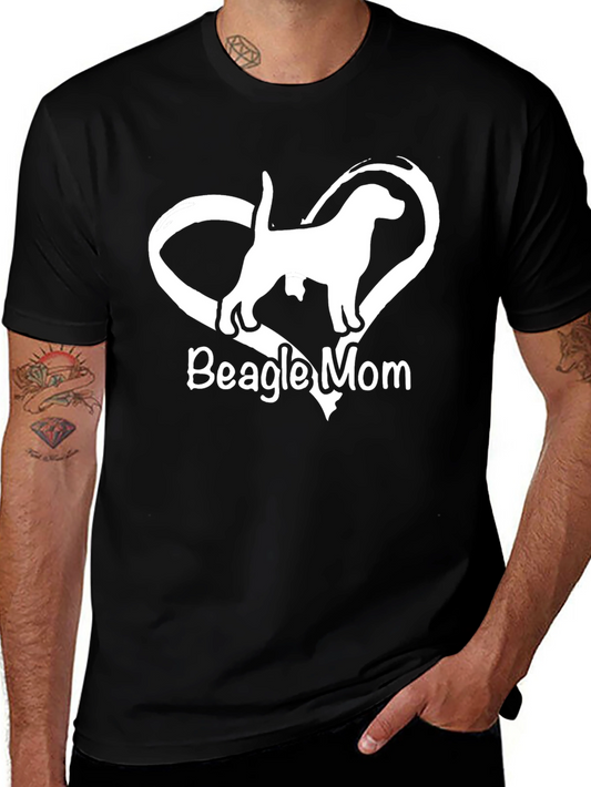 Beagle Mom Heart T-Shirt