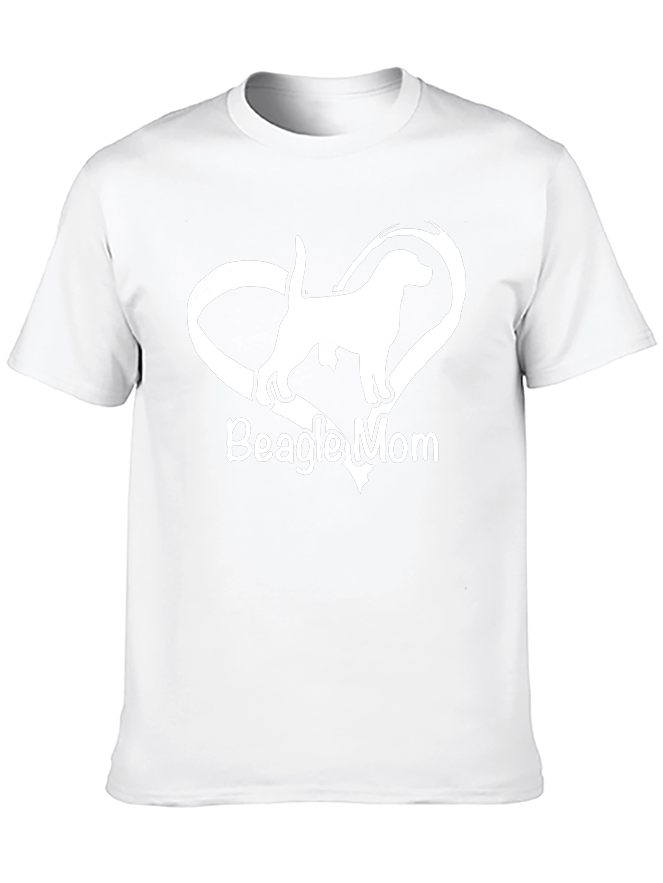 Beagle Mom Heart T-Shirt