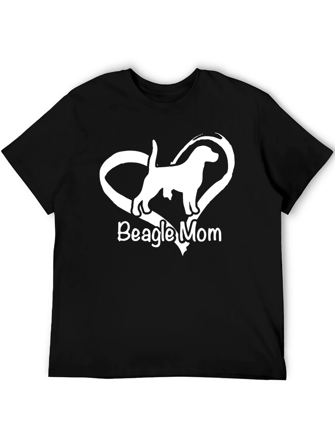 Beagle Mom Heart T-Shirt