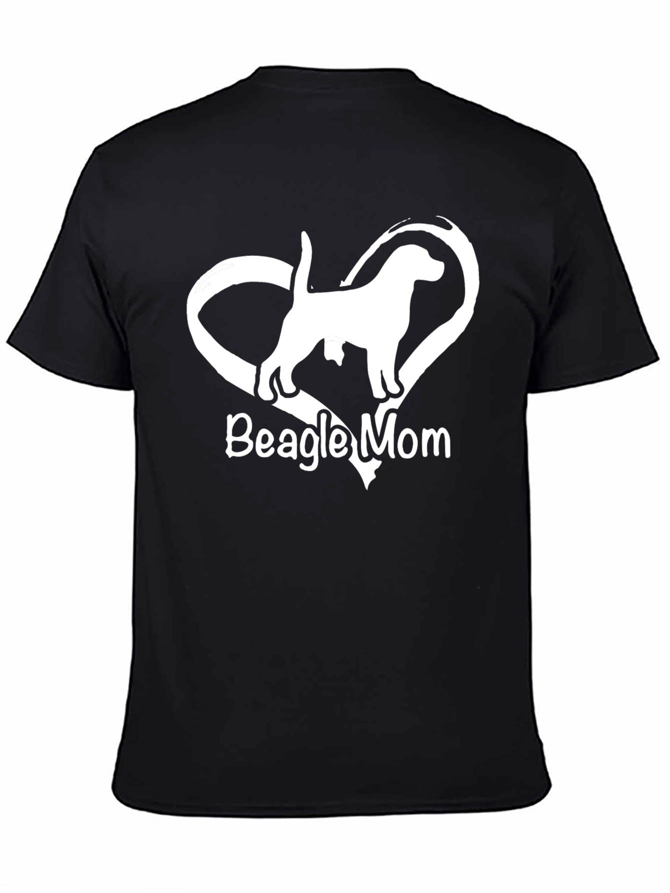 Beagle Mom Heart T-Shirt