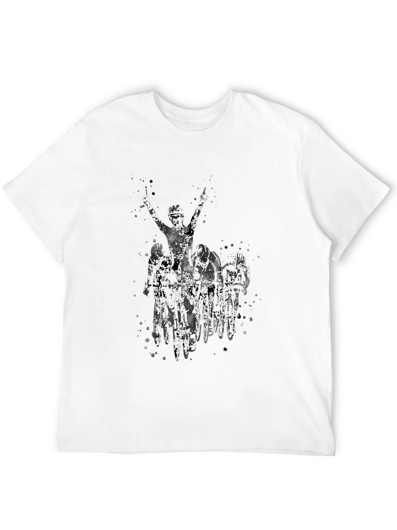 Cyclist Victory Black Graphic Tee