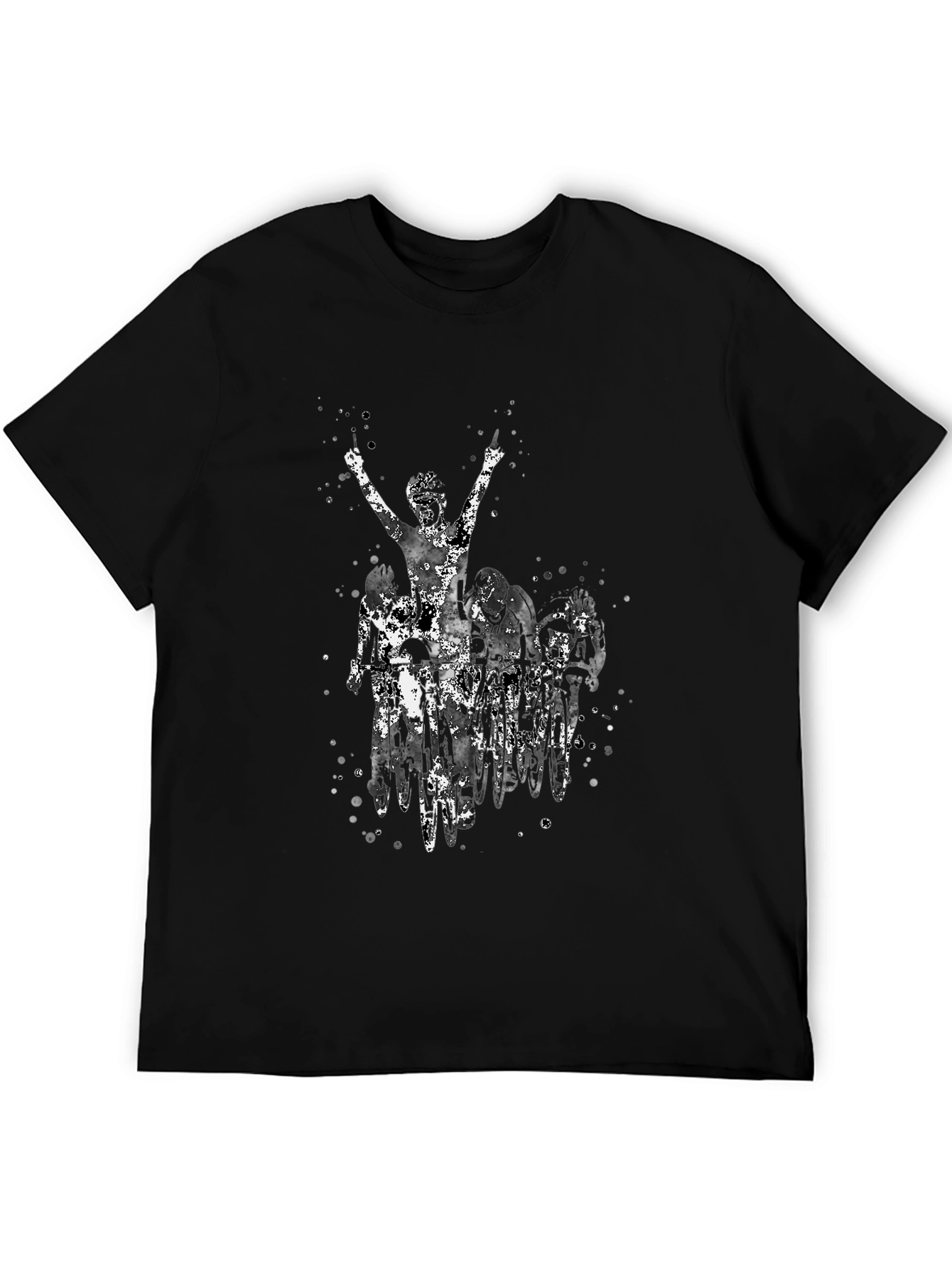 Cyclist Victory Black Graphic Tee
