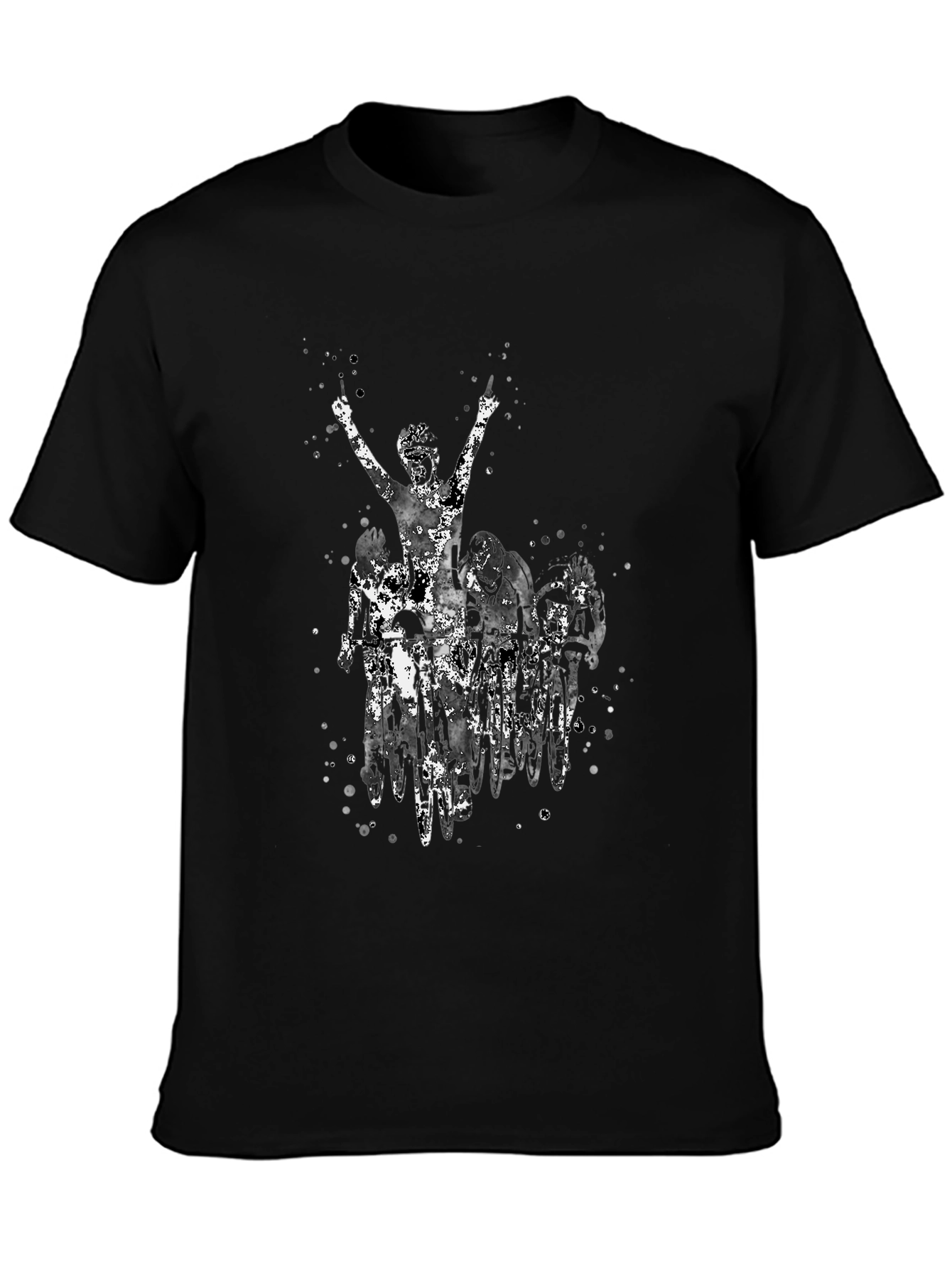Cyclist Victory Black Graphic Tee