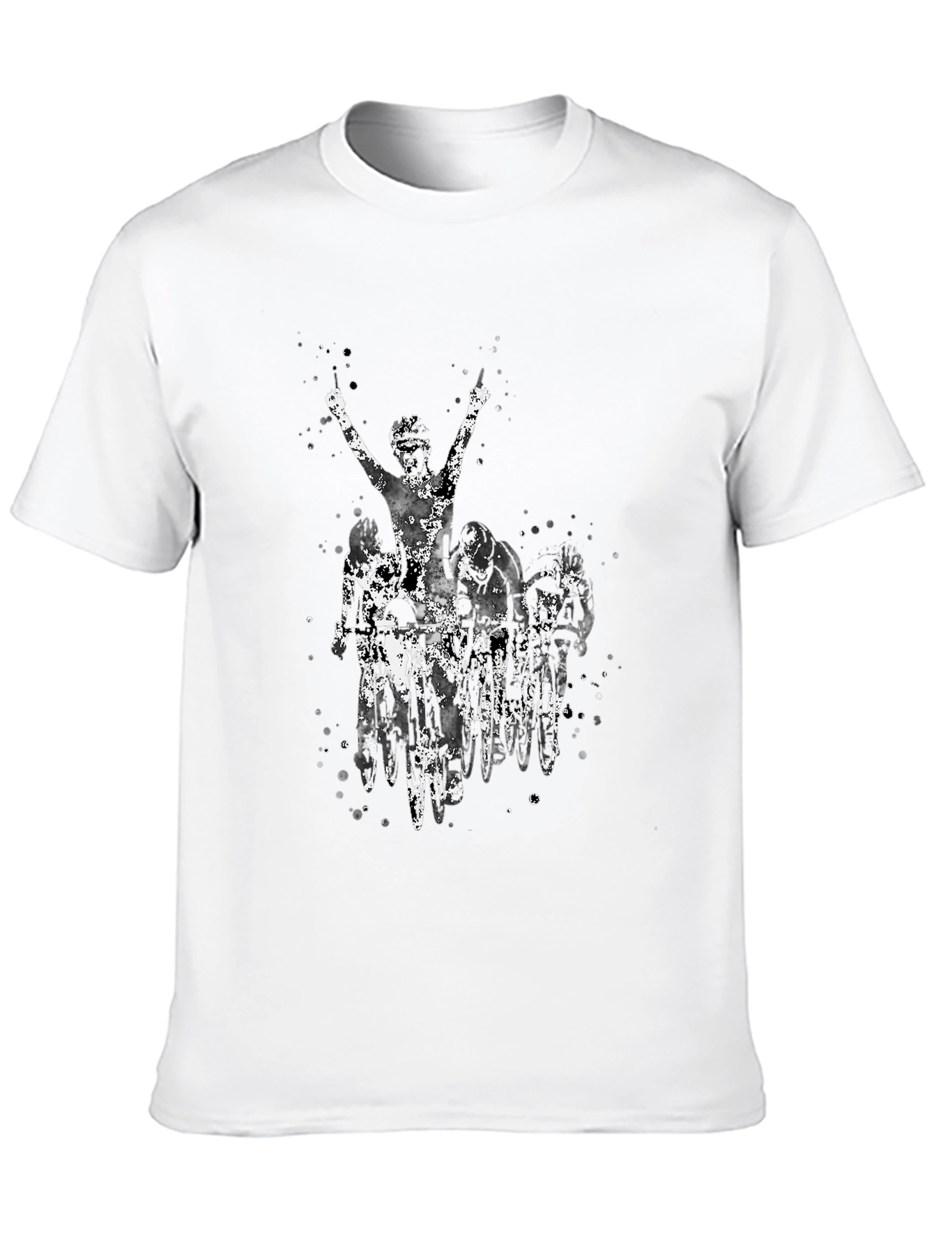 Cyclist Victory Black Graphic Tee