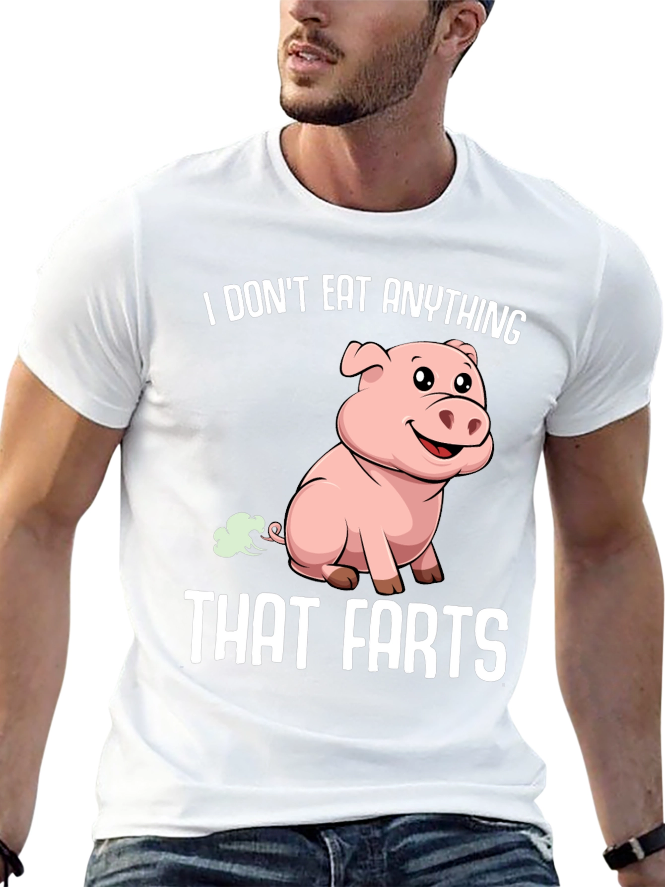 Funny Vegan Pig T-Shirt
