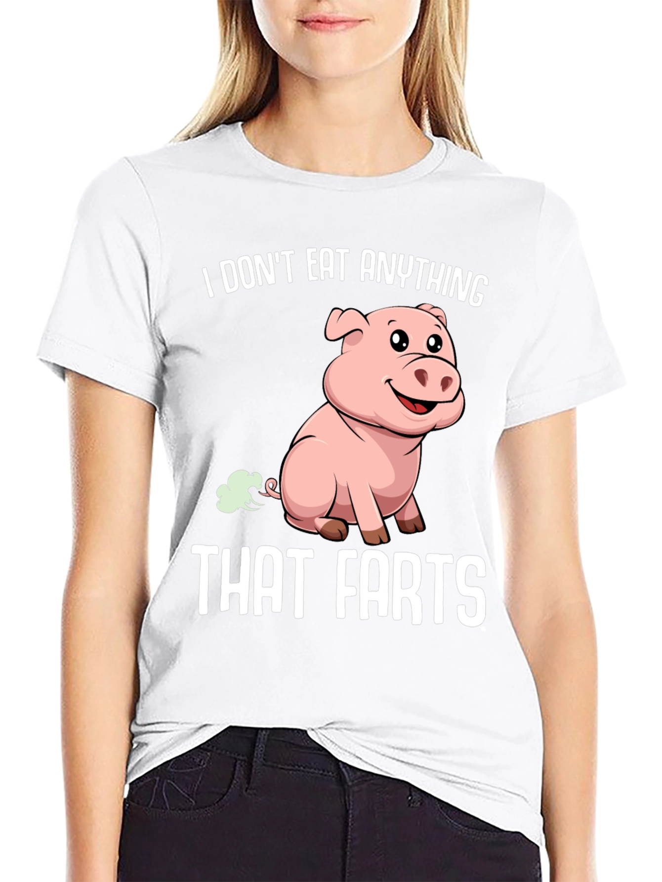 Funny Vegan Pig T-Shirt