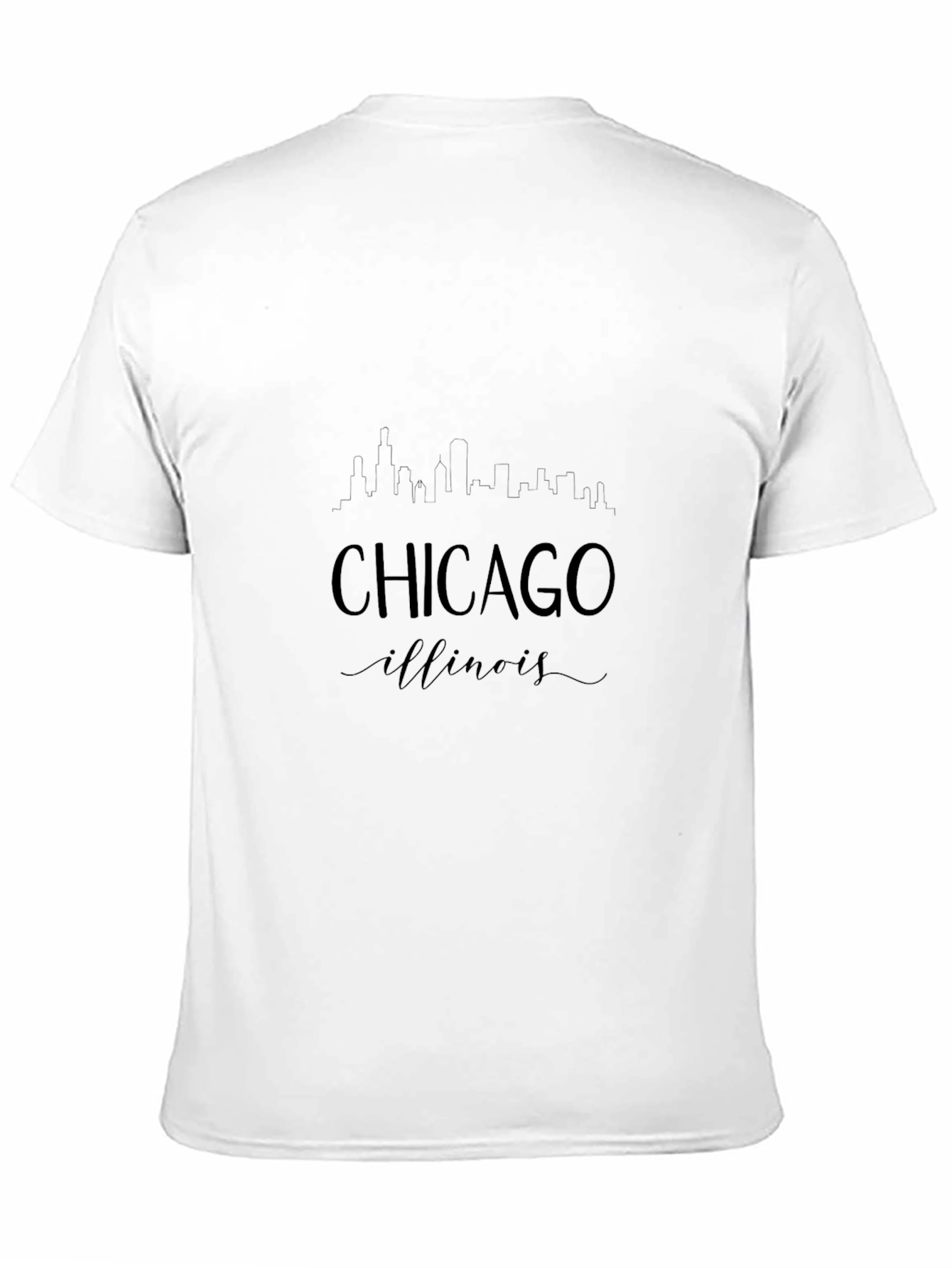 Chicago Illinois Skyline Graphic Tee - Unisex