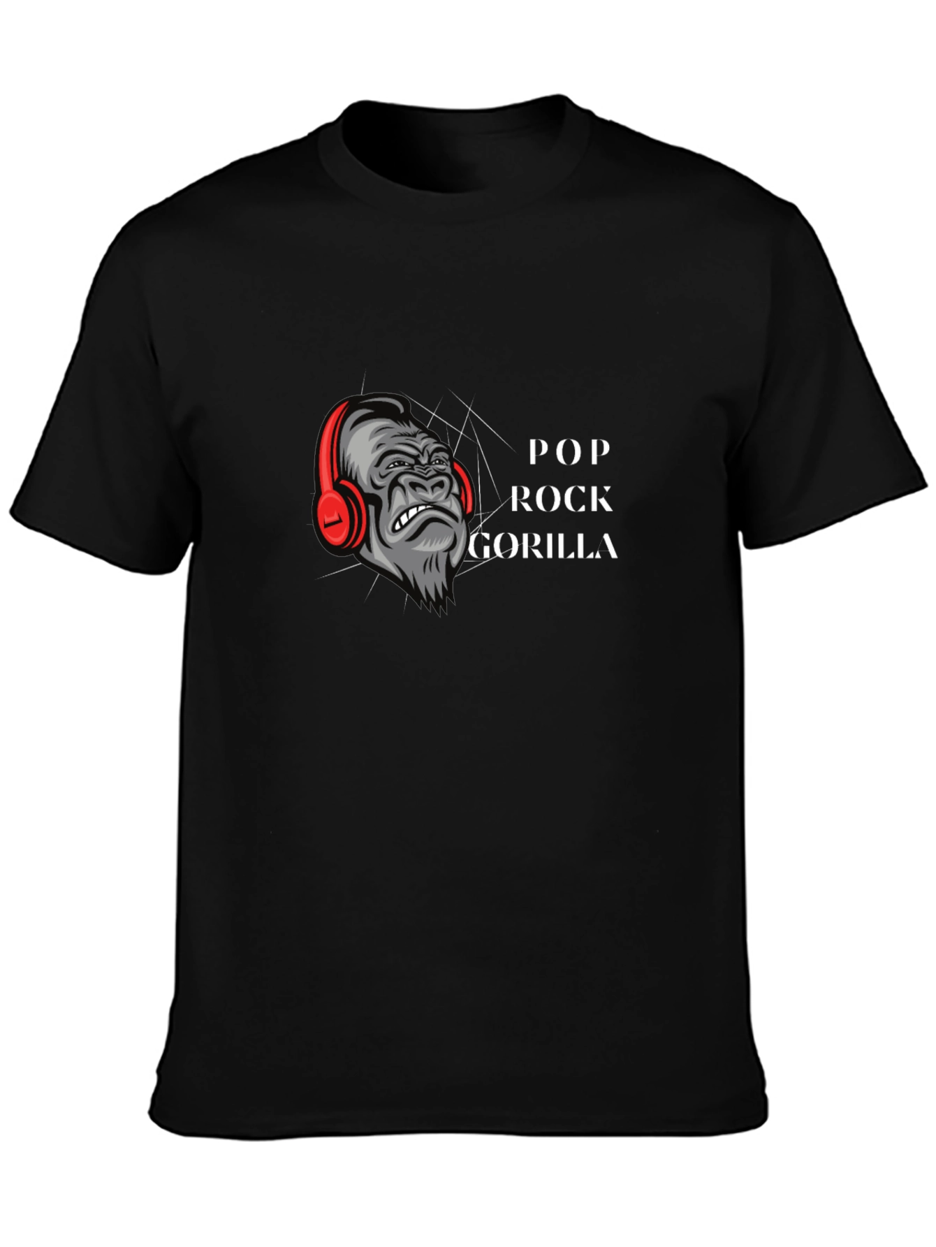Pop Rock Gorilla Graphic T-Shirt