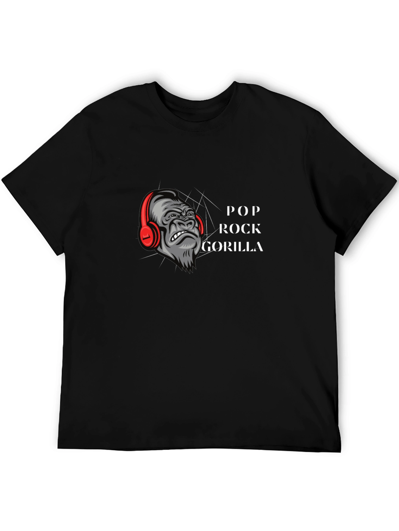 Pop Rock Gorilla Graphic T-Shirt