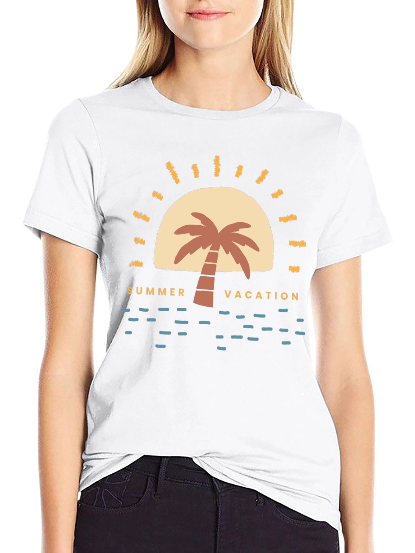 Summer Vacation Graphic T-Shirt